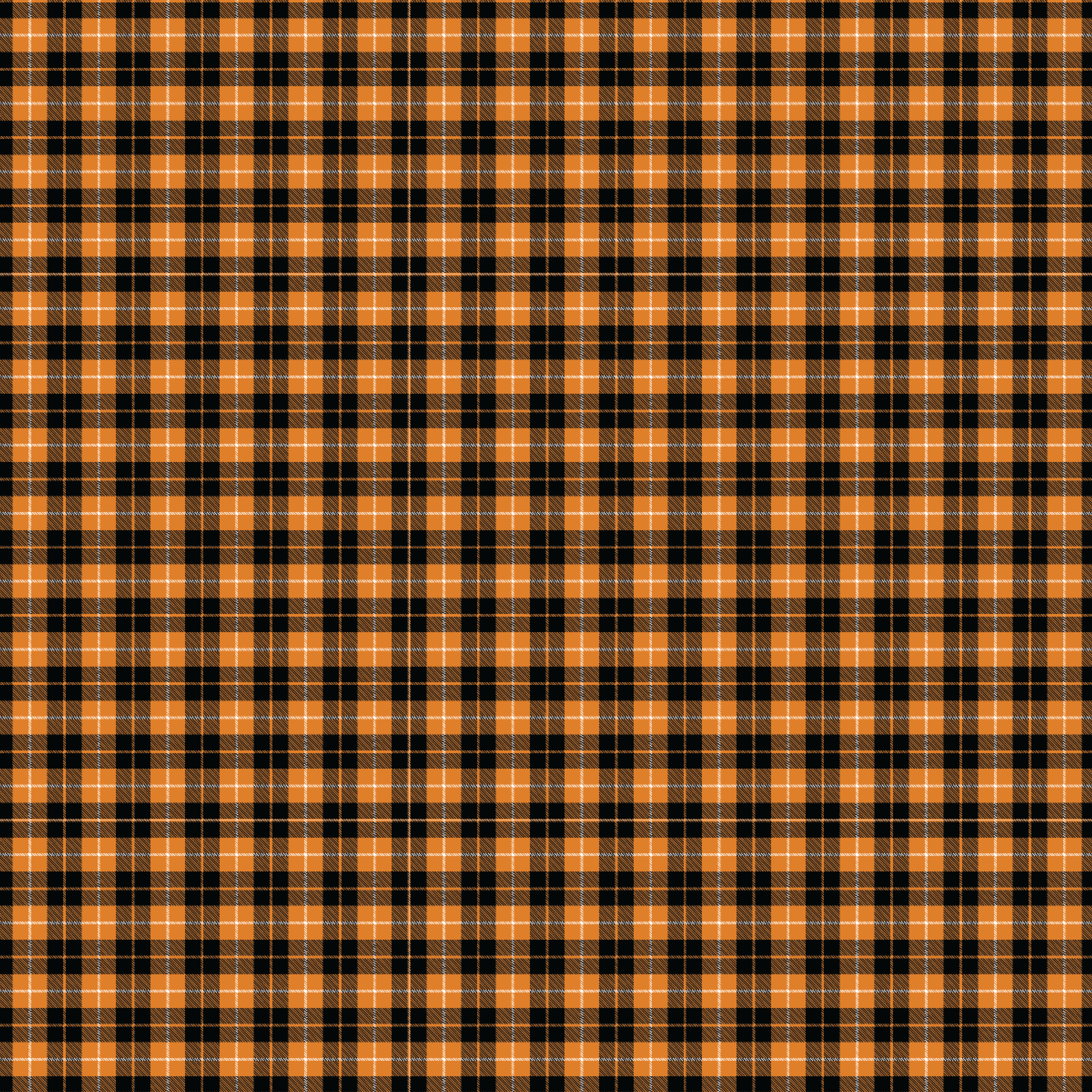 Orange Tartan Plaid Acrylic Sheets - CMB Pattern Acrylic